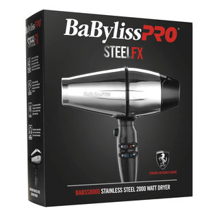 BabylissPRO BabylissPRO SteelFX Stainless Steel Hair Blow Dryer 2000W