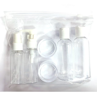 Niso Niso 6pc Bottles & Jars Kit & Clear Bag