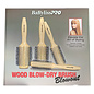 BabylissPRO BabylissPRO 4pc Wooden Blow Dry Round Brushes Blowout