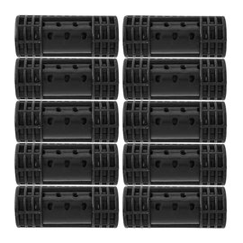 Jacquelyn Jacquelyn Collection Snap on Smooth Magnetic Rollers 10pcs 7/8" Black