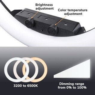 LED Ring Light 18" with Tripod    01RLK002-LED18IN.V2