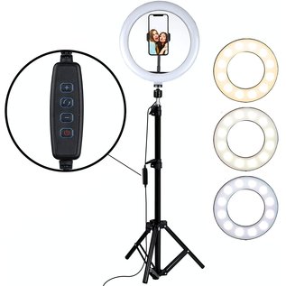 12" Selfie LED Ring Light Kit w/ Tripod - X002B16GWD
