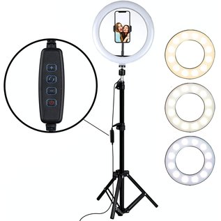 12" Selfie LED Ring Light Kit w/ Tripod