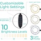 12" Selfie LED Ring Light Kit w/ Tripod - X002B16GWD