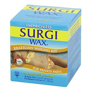 Surgi Surgi Wax Brazilian Waxing Kit for Private Parts 4oz