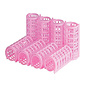 Hollywood Tight Locking Clasp Rollers Bouffant Pink 8pcs