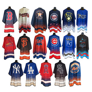 My Team Cape Officially Licensed My Team MLB Styling Cutting Cape Snap Closure 55"X60"