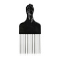 Mr Barber Mr Barber 6-1/4" Afro Pick w/ Fist Handle Comb   3400