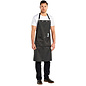 Campbell's ScalpMaster Pinstripe Barber Apron w/ Metal Accents Polyester Black