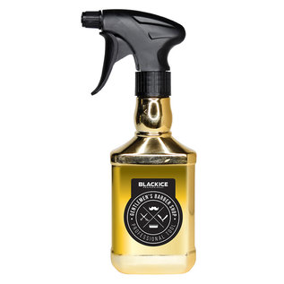 Black Ice Black Ice Gentlemen's Barber Shop Trigger Sprayer Bottle 10oz Gold