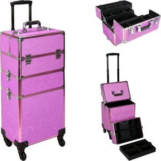 2-in-1 Glitter Rolling Beauty Hard Case