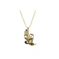 MD Barber Barber Chair Necklace Gold