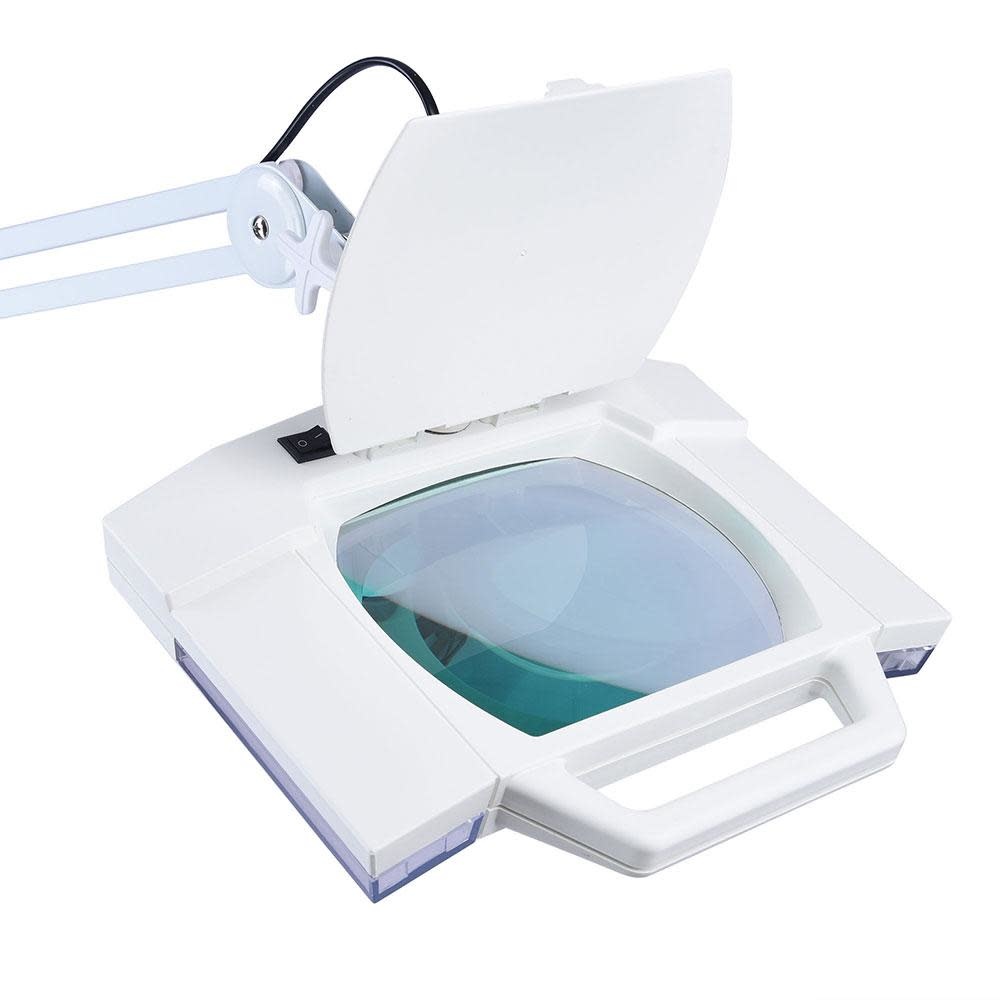 8062LED5 5 Diopter Magnifier Lamp, Table Clamp