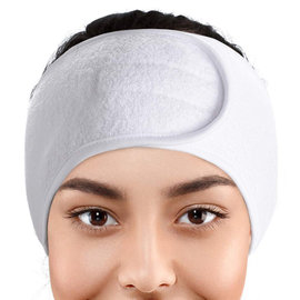 Niso Niso Terry Cloth Facial Headband White  HEADBAND
