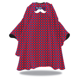Black Ice *DISCONTINUED* Black Ice Barber Cutting Styling Cape "Flannel" Hook Closure 59"x55"