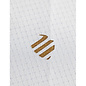 Barber Strong Barber Strong Cape NanoShield Polyester Hook Closure White | Gold Shield 54"x64"