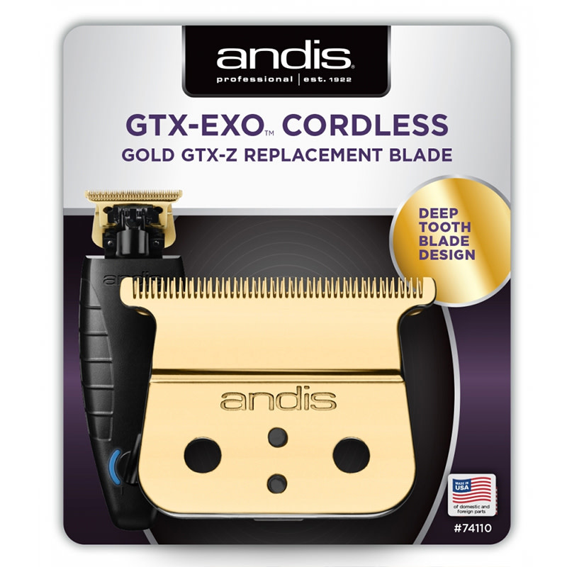 Andis GTX EXO Cordless Gold GTX Z Deep Tooth Blade ORLS