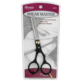 Annie Annie "Shear Master" 5.5" Thinning Shear Black Handle Right Handed