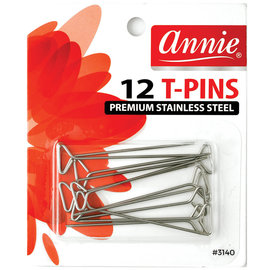 Annie Annie T-Pins Premium Stainless Steel 12ct  3140