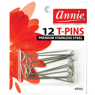 Annie Annie T-Pins Premium Stainless Steel 12ct  3140