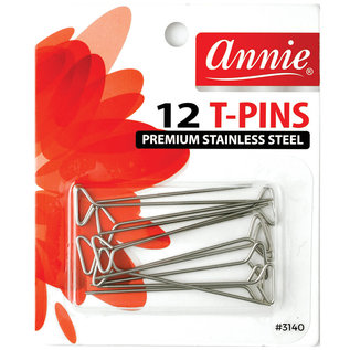 Annie Annie T-Pins Premium Stainless Steel 12ct