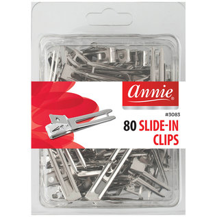 Annie Annie Slide-In All Purpose Clips Nickel Plated 80ct 3083