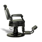 Adams Barber Salon Styling & Shaving Chair Black | Black