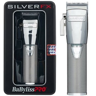BabylissPRO BabylissPRO SilverFX Adjustable Blade Cordless Clipper & 8 Guides