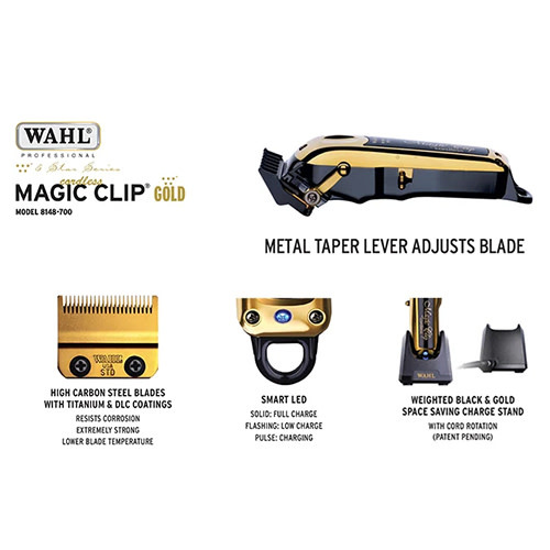 Wahl 8148 Cordless Magic Clip Professional Hair Clipper 5 Star Series