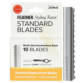 Feather Feather Styling Razor Replacement Standard Blades 10pcs