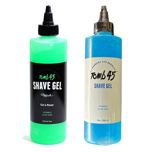 Tomb45 Shave Gel Aloe Vera Vitamin E 8oz - Beauty Kit Solutions
