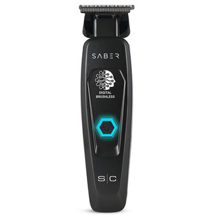 StyleCraft StyleCraft Pro Saber Metal Cordless Trimmer with Brushless Motor Black - SC403B
