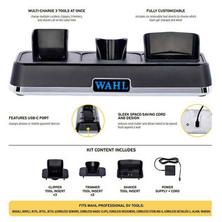 Wahl Wahl Power Station Multi-Charge Clipper, Trimmer & Shaver US Plug