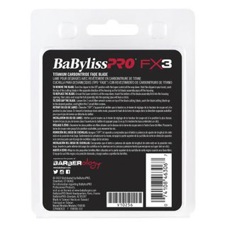 BabylissPRO BabylissPRO FX903B DLC | Titanium Clipper Fade Blade Fits FX3