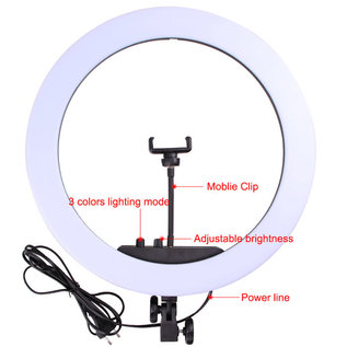 Dermalogic Halo LED Ring Light 18" with Tripod By Dermalogic