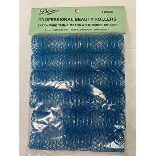 Diane Diane Professional Beauty Rollers Extra Wire Blue 12ct.