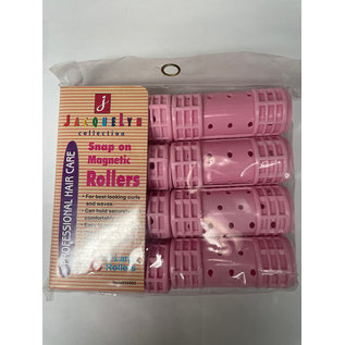 Jacquelyn Jacquelyn Snap On Magnetic X-Large Rollers Pink 8ct.