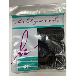 Hollywood Hollywood Snap-Around Rollers Black 8ct.