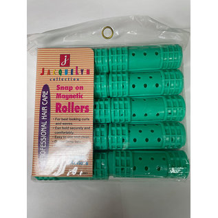Jacquelyn Jacquelyn Collection Snap on Smooth Magnetic Rollers 10pcs 7/8" Green