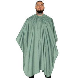 Barber Strong Barber Strong Cutting Styling Cape Polyester Hook Closure Army Green Shield 55"x65"