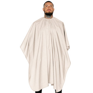 Barber Strong Barber Strong Cutting Styling Cape Polyester Hook Closure Khaki Shield 55"x65"