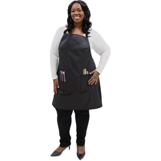 ScalpMaster ScalpMaster Plus Size Stylist Apron w/ Tie Back Closure Black