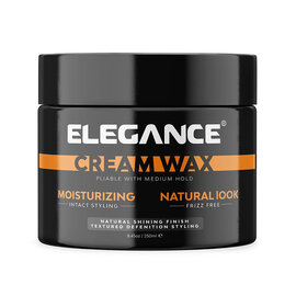 Elegance Elegance Hair Cream Wax Medium Hold Natural Shining Finish 8.45oz | 250ml