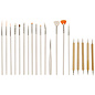 DL Professional DL Professional Nail Art Brush Set with Dotting Tool