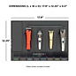 Gamma+ Gamma+ Magnetic Barber Station Organizer Tool Mat with Metal Bar
