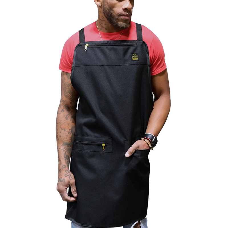 King Midas Barber Cape and Apron - Polyester Cotton Hair Cutting Cape and  Barber Apron