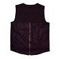 King Midas King Midas Barber Vest No Collar with Gold Zippers