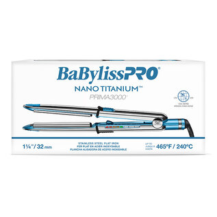 BabylissPRO BabylissPRO Nano Titanium Prima 3000 1-1/4" Hair Straightening Flat Iron