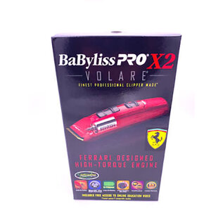 BabylissPRO X2 Volare Clipper Red - FXF811