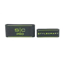 StyleCraft StyleCraft Clipper & Trimmer Grips Black & Green SC316B